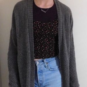 American Eagle Cozy Gray Cardigan